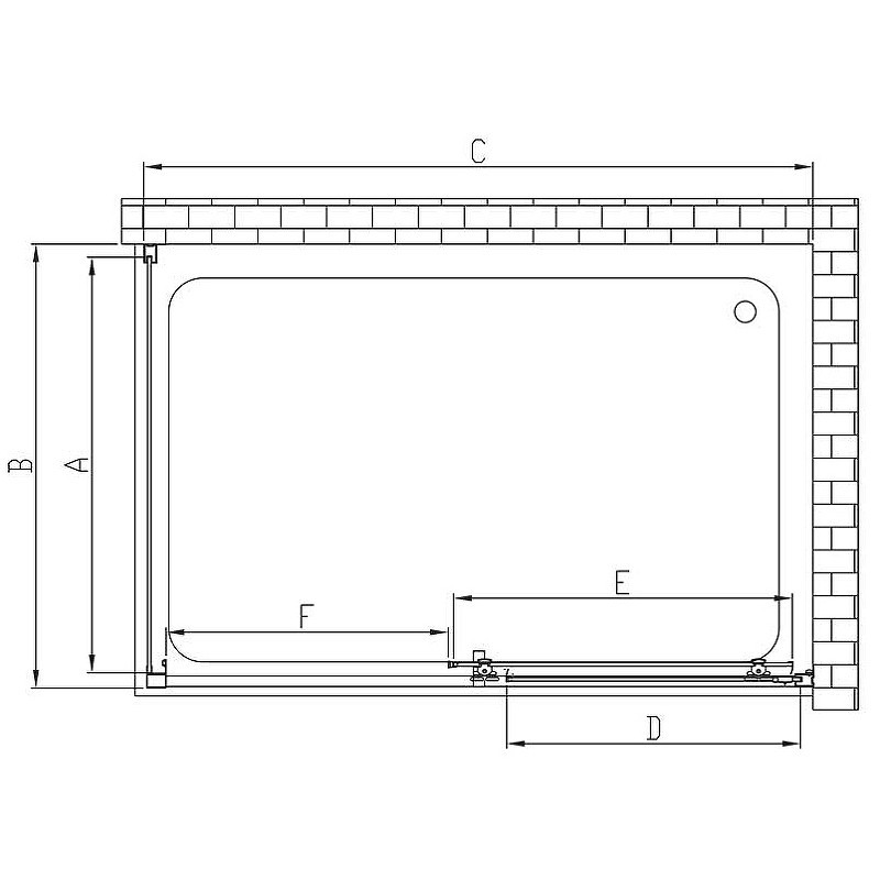 Душевой уголок Vincea Alpha 150x80 VSR-3AL8015CLG