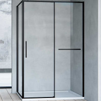 Душевой уголок Vincea Slim Soft 140х100 VSR-1SS1014CLB