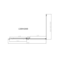 Душевой уголок Vincea Dice 120x90 VSR-4D9012CL
