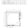 Душевой уголок Vincea Soft 90x90 VSS-3SO900CLGM