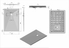 Душевой поддон из искусственного камня Vincea 120x80 VST-4SR8012W