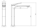 Смеситель для раковины Vincea Puro VBF-5P02CH