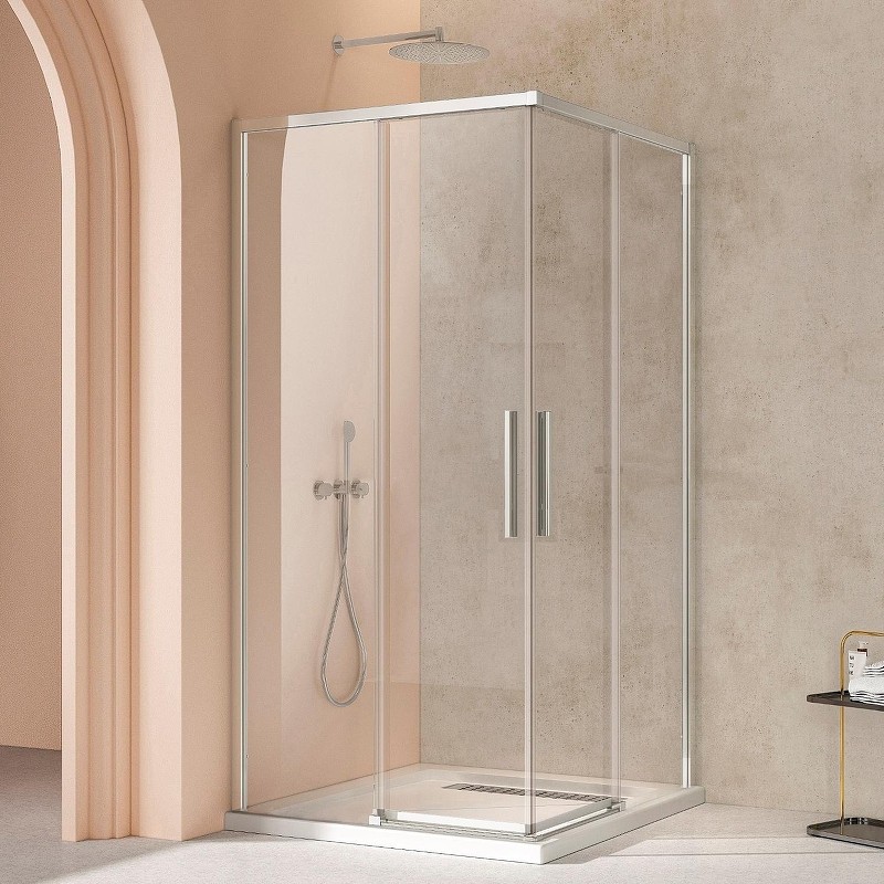 Душевой уголок Vincea Слим 8мм (Slim 8mm) 100х100 VSS-4SL100CL