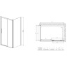 Душевой уголок Vincea Soft 160x100 VSR-3SO1016CL