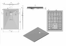 Душевой поддон из искусственного камня Vincea 120x90 VST-4SR9012W
