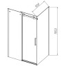 Душевой уголок Vincea Como-N 130x90 VSR-4CN9013CLB