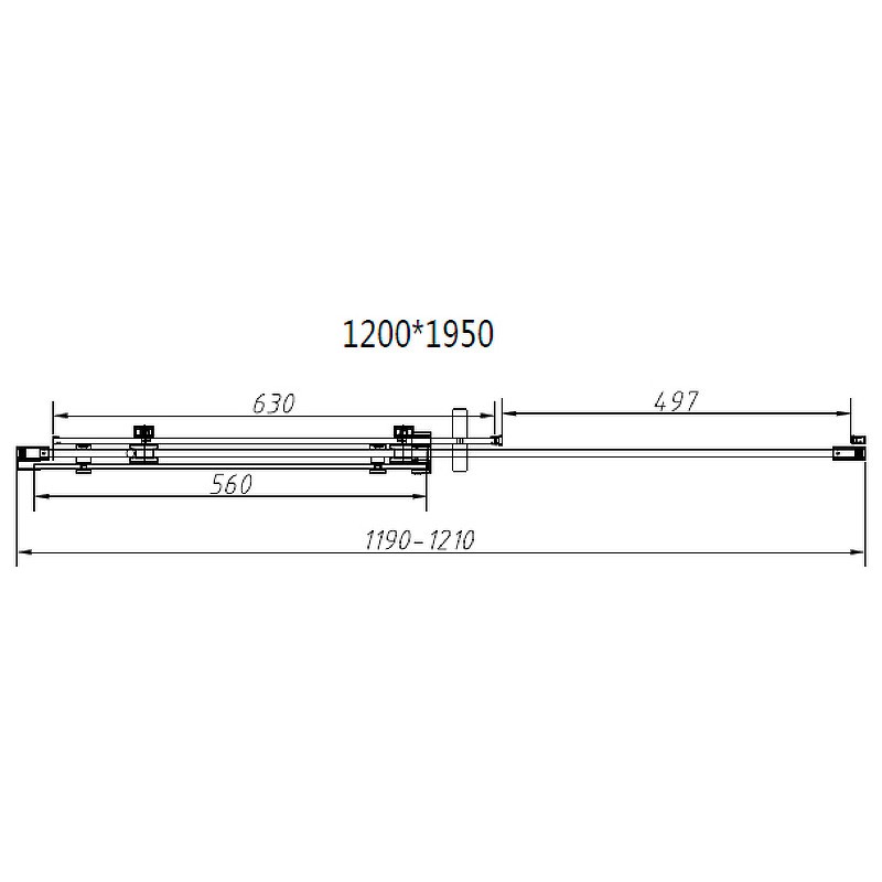 Душевой уголок Vincea Como-N 120x90 VSR-4CN9012CLB