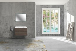 Тумба под раковину Vincea Gio 80 VMC-2G800RO подвесная