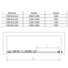 Душевая дверь Vincea Slim 130 VDS-6SL130CL