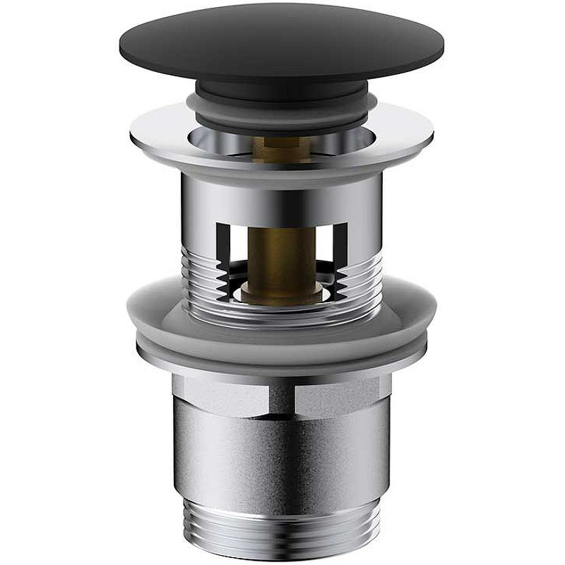 донный клапан Vincea DPU-1B01MB click-clack