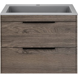 Тумба под раковину Vincea Chiara 2D 60 VMC-2C2600RO подвесная