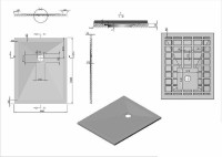 Душевой поддон из искусственного камня Vincea 100x80 VST-4SR8010W
