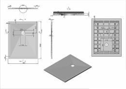 Душевой поддон из искусственного камня Vincea 100x80 VST-4SR8010W