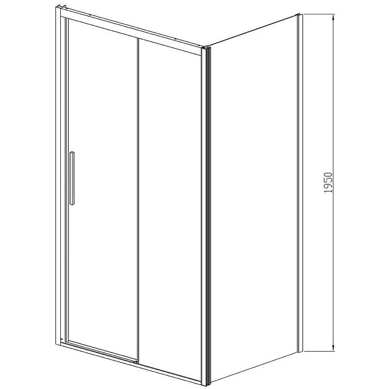 Душевой уголок Vincea Soft 140x90 VSR-3SO9014CLB