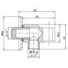 Душевая система Vincea Inspire VSFW-3I21MT3MB с термостатом