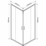 Душевой уголок Vincea Garda 100x80 VSS-1G8010CLGM