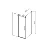 Душевой уголок Vincea Como-N 160х100 VSR-4CN1016CL