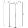 Душевой уголок Vincea Dice 110x80 VSR-4D8011CLB