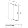 Душевая дверь Vincea Como-N 120 VDS-4CN120CLB