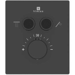 Душевая система Vincea Inspire VSFW-3I21MT2RMB с термостатом