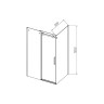 Душевой уголок Vincea Como-N 160х90 VSR-4CN9016CL