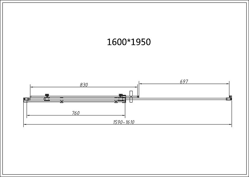 Душевой уголок Vincea Como-N 160х90 VSR-4CN9016CL