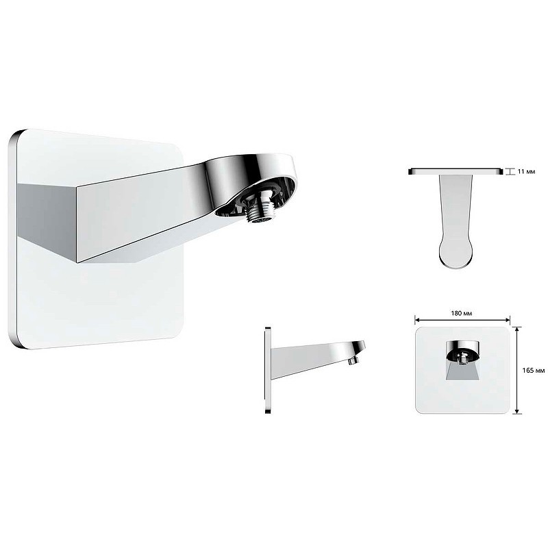 Душевая система Vincea Inspire VSFW-3I21MT3RMB с термостатом