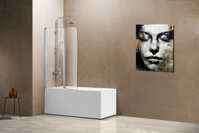 Шторка на ванну Vincea VSB-12114CL 114x140