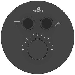 Душевая система Vincea Inspire VSFW-3I22MT3RMB с термостатом