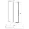 Душевая дверь Vincea Slim-N 120 VDS-4SN120CGB