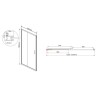 Душевая дверь Vincea Garda 125 VDS-1G125CLGM