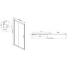 Душевая дверь Vincea Garda 105 VDS-1G105CH