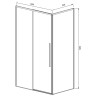Душевой уголок Vincea Slim-N 120x90 VSR-4SN9012CGB