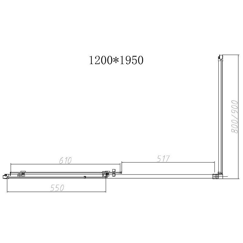Душевой уголок Vincea Slim-N 120x90 VSR-4SN9012CGB