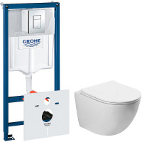 Комплект унитаза Vincea Globo VT1-14S с инсталляцией Grohe Rapid SL 38775001