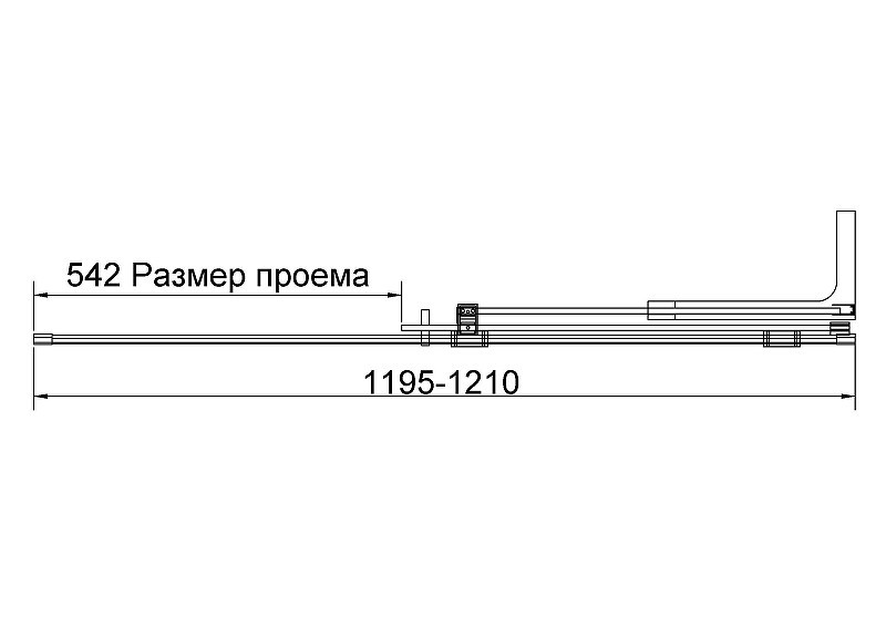 Душевая перегородка Vincea Волк-Ин (Walk-In) 120 R VSW-4WSL120CLG-R
