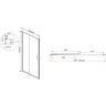 Душевая дверь Vincea Garda 135 VDS-1G135CH