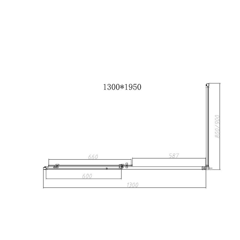 Душевой уголок Vincea Slim-N 130x90 VSR-4SN9013CL
