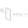 Душевая дверь Vincea Garda 125 VDS-1G125CLB