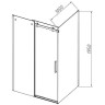 Душевой уголок Vincea Como-N 120x100 VSR-4CN1012CGB