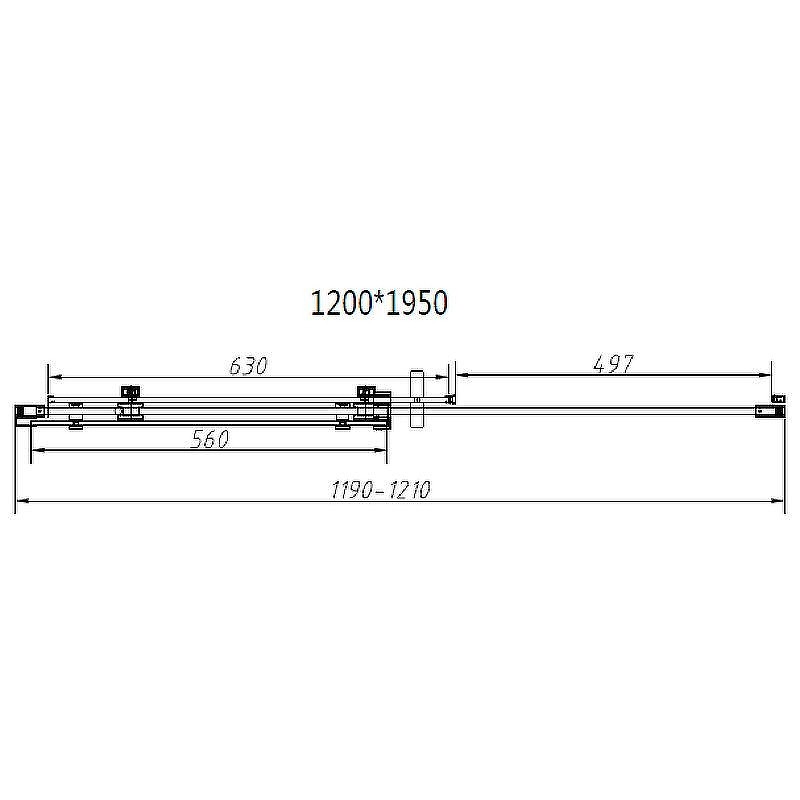 Душевой уголок Vincea Como-N 120x100 VSR-4CN1012CGB