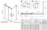 Душевой уголок Vincea Stella 130х90 VSR-1ST9013CLGM