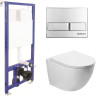 Комплект унитаза Vincea Globo VT1-14S с инсталляцией Berges Novum L3 040213