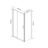 Душевой уголок Vincea Garda 130х80 VSR-1G8013CLB