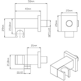 Шланговое подключение Vincea VSC-41CH