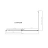 Душевой уголок Vincea Dice 130x80 VSR-4D8013CL