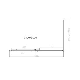 Душевой уголок Vincea Dice 130x80 VSR-4D8013CL