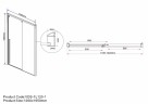 Душевая дверь Vincea Lugano 120 VDS-1L120CGB-1
