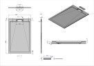Душевой поддон из искусственного камня Vincea 160x90 VST-4SRL9016G