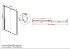 Душевая дверь Vincea Lugano 160 VDS-1L160CL-1